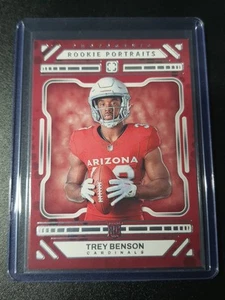 Trey Benson - Photogenic Football 2024 - Cardinals - Rookie Portraits - RC - Bild 1 von 2