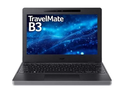 Acer TravelMate B3 11.6" Laptop Intel N100 4GB RAM 128GB UFS SSD Windows 11 Pro - Image 1 of 4