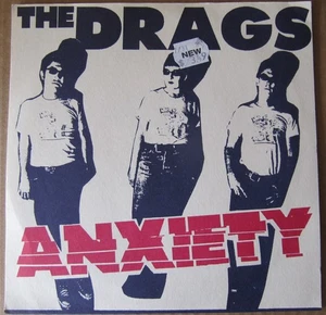 The Drags ‎– Anxiety 7" EMPTY RECORDS 45 RPM Punk Garage Rock Lo-Fi 1995 - Picture 1 of 3