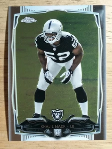 Topps 2014 cromo #184 Khalil Mack radiocontrol - Imagen 1 de 2