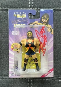 Major Bendies Series II Wrestling Figures Adam Bomb Bryan Clark New Auto WWE - Picture 1 of 11