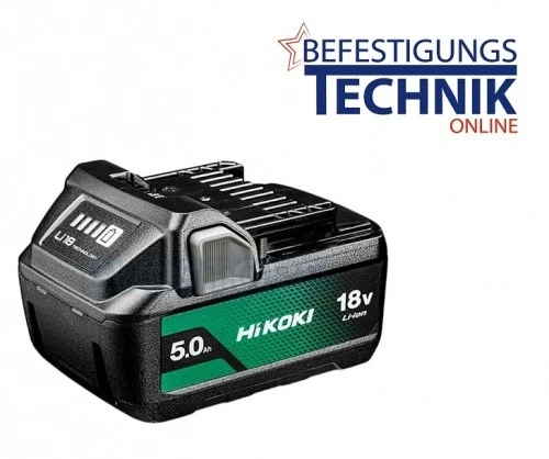 HITACHI HIKOKI Ersatz Akku BSL1850MA 18,0 Volt 5,0 Ah LiIon Schiebeakku