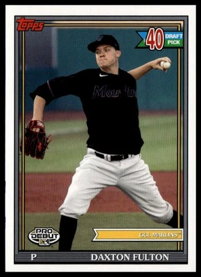 2021 Topps Pro Debut #PD-192 Daxton Fulton - Image 1 of 2