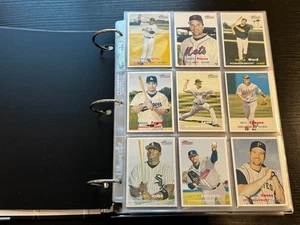 2006 Topps Heritage BB complete set in binder 1-485 w/ hi#s, SPs, vars, *SEWALL* - Picture 1 of 6