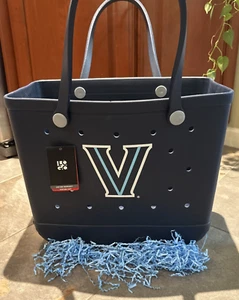 Bolso Villanova Azul Marino Bolso de Playa Puerta Trasera TALLA GRANDE 18x15x9" *NUEVO* - Imagen 1 de 6