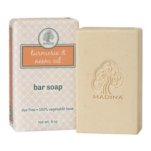 Paquete de 2 - Aceite de cúrcuma y neem Madina "NUEVO" - Barras de 6 oz - Imagen 1 de 3