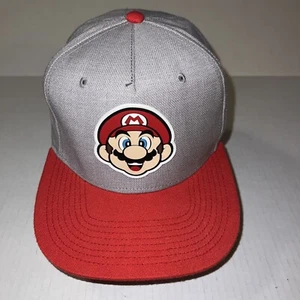 Nintendo Super Mario Hat Mens Adjustable Snap Back Cap Original Snapback 2019 - Picture 1 of 6