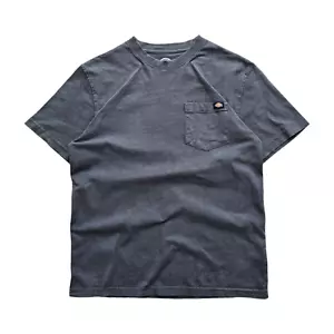 Dickies Faded Pocket Tee T-Shirt Charcoal Mens Medium - Picture 1 of 9
