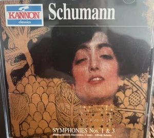 Classical: SCHUMANN CD "SYMPHONIES NOS. 1 & 3. Kannon 1996. IMPORT GERMANY NM - Bild 1 von 1