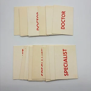 Classic Operation 1965 Reproduction 24 Cards Doctor Specialist 1987 Replacements - Picture 1 of 1