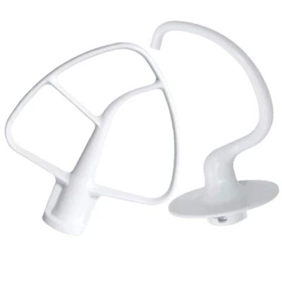 K45B + K45dh Flat Beater & Dough Hook for KitchenAid, W106726176 + SAW10674618 - Image 1 of 3