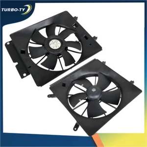 Ventilador de refrigeración del radiador con ventilador condensador de aire acondicionado para Honda Element 2002-2006 diestro y derecho - Imagen 1 de 10
