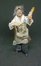 Dolls House Miniature 12th Mad Scentist / Chemist / Laboratory / Dr Jekyll Doll