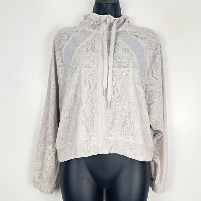 Chaqueta Lululemon In Depth *Encaje Cromo Claro Talla 2 Malla De Gran Tamaño Foto 1 de 4
