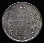 1 Rupee 1906 C  Edward Vii Km 508 Silver Coin