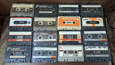 VTG 36 SELF-RECORDED CASSETTES OF RALPH LA POLLA WHO PLAYED W/MANY TOP BIG BANDS - Image 1 of 4