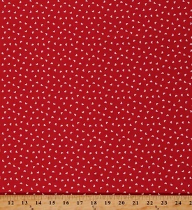 Cotton Valentines Day Hearts Love Be Mine Red Fabric Print by the Yard D379.51 - Picture 1 of 1