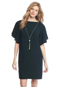 NEW AGB GREEN NECKLACE SIFT DRESS SIZE 16 $88 - Picture 1 of 2