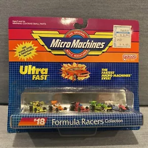 Galoob Micro Machines #18 Formula Racers Collection 1988 New Ultra Fast - Picture 1 of 10