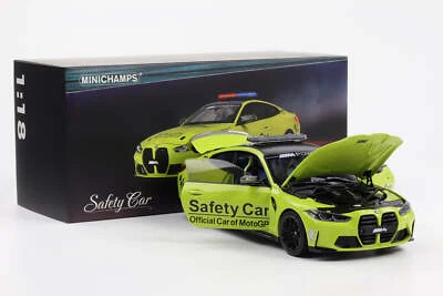 1:18 Minichamps BMW M4 G82 2020 Safety Car Sao Paulo Giallo Apertura Completa - Immagine 1 di 4