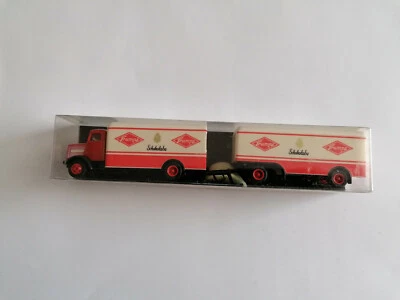 Albedo 115122 MAN Box Trailer 'Trumpf Chocolate' H0 - 1:87 incl. OVP - Image 1 of 2