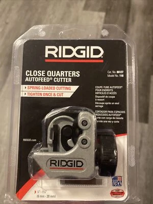 Ridgid No.118 Close Quarters Autofeed Cutter #86127 (Brand New Factory Sealed) - Image 1 of 3