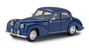 1948-1954 54 Delage D6-3L limousine von Autobineau blau 1/43 Resine Fertigmodell - Bild 1 von 8