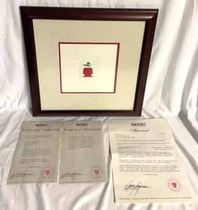 Park West Gallery United Feature Syndicate Peanuts Red Baron Framed Etching - Picture 1 of 16
