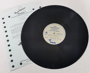 BLONDIE Debbie Harry 12" Rush Rush PROMO ONLY UK VINYL Test Pressing + PRESS REL - Picture 1 of 10