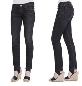 Rag & Bone The Dre Slim Boyfriend Jeans Charing Wash Dark Jean Size 27 EUC - Bild 1 von 9