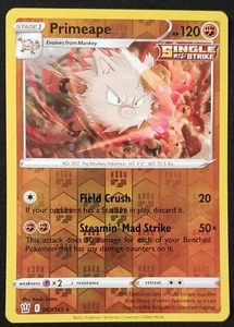 Espada y Escudo JCC Primeape Pokémon - Estilos de Batalla 067/163 Raro Casi Nuevo Lámina Inversa - Imagen 1 de 2