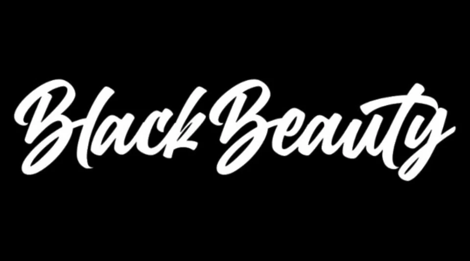 Black Beauty V2 Schwarze Schönheit Auto Tuning KFZ Aufkleberfolie Sticker Vinyl - Bild 1 von 1