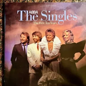 ABBA - THE SINGLES THE FIRST TEN YEARS 1982 ATLANTIC 80036 VINYL - Picture 1 of 6