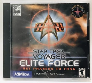 Star Trek Voyager Elite Force: Set Phasers To Frag (PC, 2000) Jewel Case - Picture 1 of 4