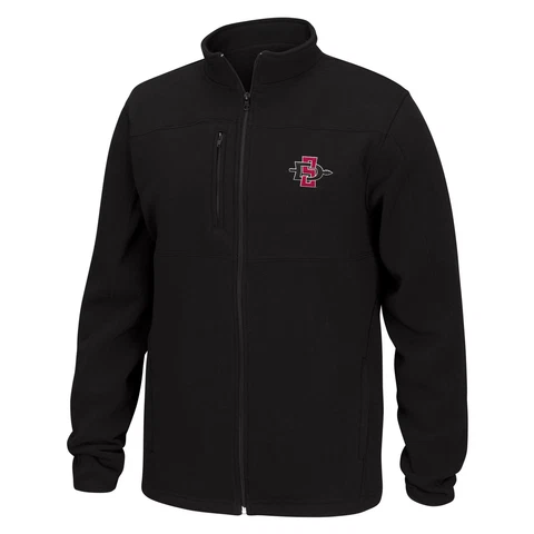 J America NCAA San Diego State Aztecs Men's Quest Brushed Poly Jacket, XX-Lar Cover
