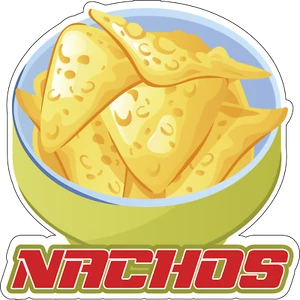 NACHOS - 2 | Etiqueta adhesiva de vinilo laminado - Imagen 1 de 9