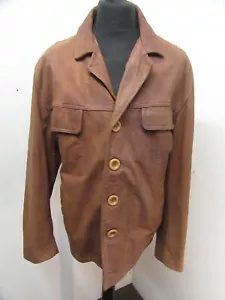 VINTAGE SCHOTT LEATHER FIELD JACKET SIZE 48, - Picture 1 of 16