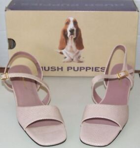 Hush Puppies Cayman Coral & White Heeled Sandals