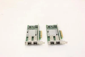 2X INTEL Oracle E69818 10GB Dual Port Ethernet Adapter Half Height. SKU221769 - Picture 1 of 4