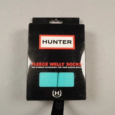 Calcetines Hunter Original Altos Polar Welly Para Mujer Talla Mediana 5-7 E1915 Azul Teal Foto 1 de 4