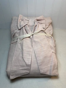 Pottery Barn Evelyn Mezcla de Lino Arco Cenefa Cortina Blackout ~ 44” x 96” ~ Rubor - Imagen 1 de 7