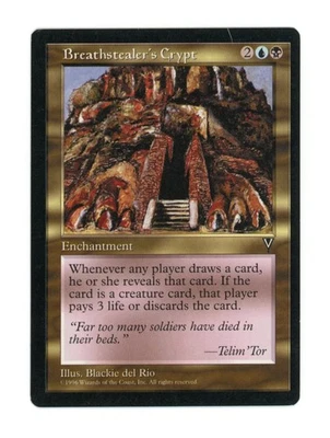 Breathstealer's Crypt - Magic the Gathering MTG - Visions Regular - Image 1 of 2