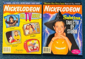 Nickelodeon Magazine Lot October November 1997 Sabrina Takes TV By Storm Issues - Picture 1 of 6