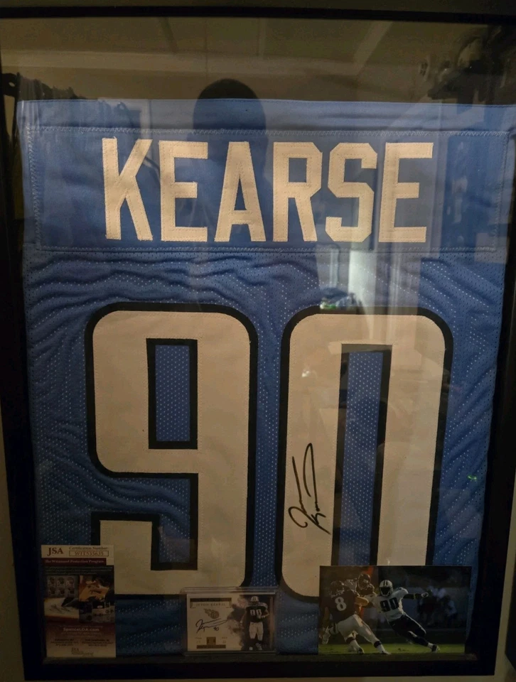 Jevon Kearse Tennessee Titans Autographed Jersey JSA Certified!!! Read... - Image 1 of 1