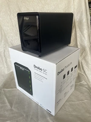 Drobo 5C NAS conectado en red 5 bahías de almacenamiento DDRA21 (sin unidades) Foto 1 de 4
