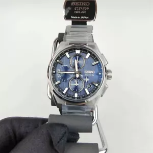 Seiko Astron GPS Solar radio titanium men's watch SBXC161/SSH161 - Picture 1 of 6