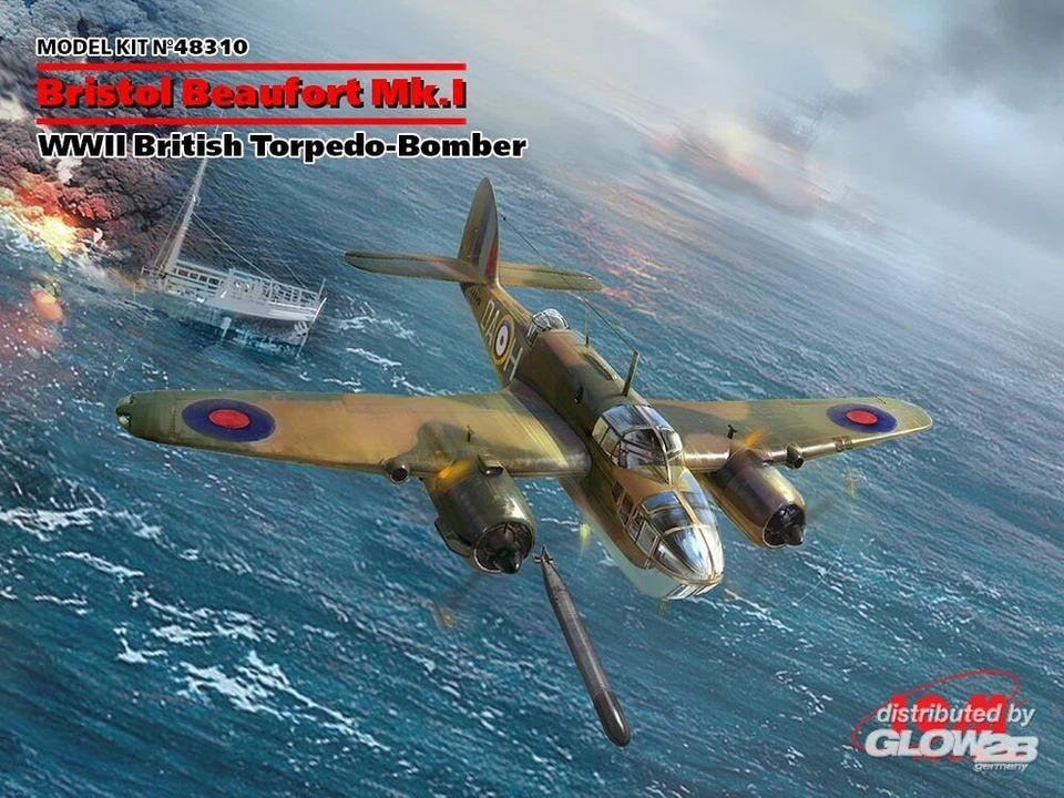 ICM: Bristol Beaufort Mk.I, WWII British Torpedo Bomber in 1:48 [3318310] - Immagine 1 di 1