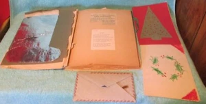 Vintage 1948 SAMMELALBUM BABY JUNGE URLAUBSKARTEN VOLL BIS ZUM 1. JAHR HAARSCHNITT ALBANY NY - Bild 1 von 12