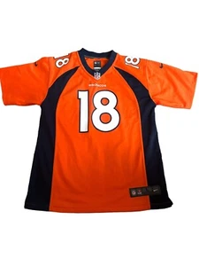 Youth Boy Nike NFL Denver Broncos Manning 18 Jersey Large 14/16 - Picture 1 of 6