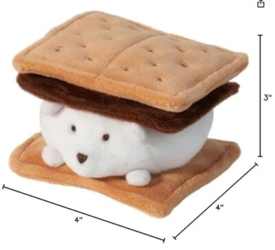 Plush S'MORE BEAR Macaroon Stuffed Animal - by Douglas Cuddle Toys - #4733 - Image 1 of 4